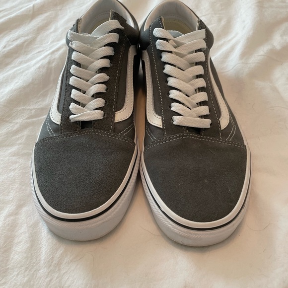 Vans old school. Size 8.5 mens. Grey. Perfect condition. No wear or tear. - Picture 2 of 6